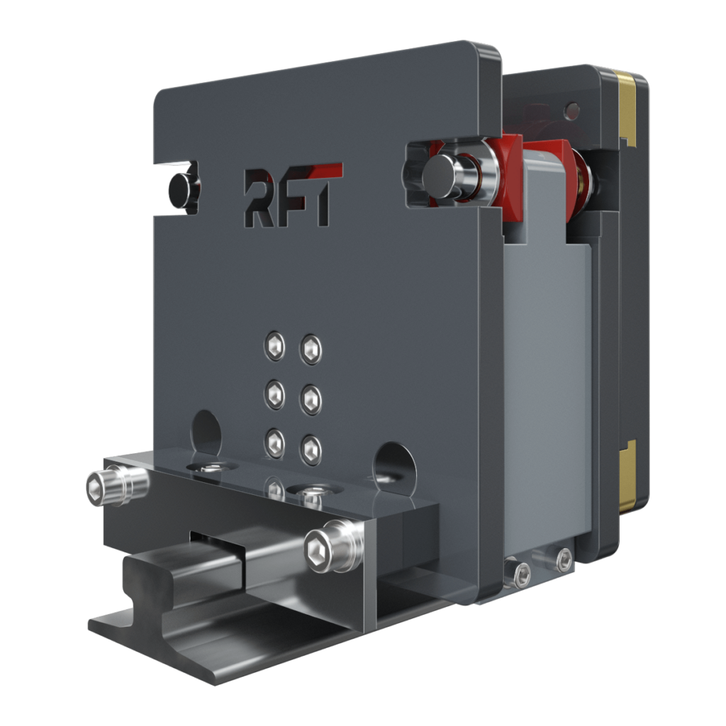 Hydraulic operated windproof brake track fixture
